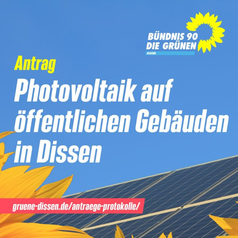 Antrag im Stadtrat: PV auf städtischen Gebäuden