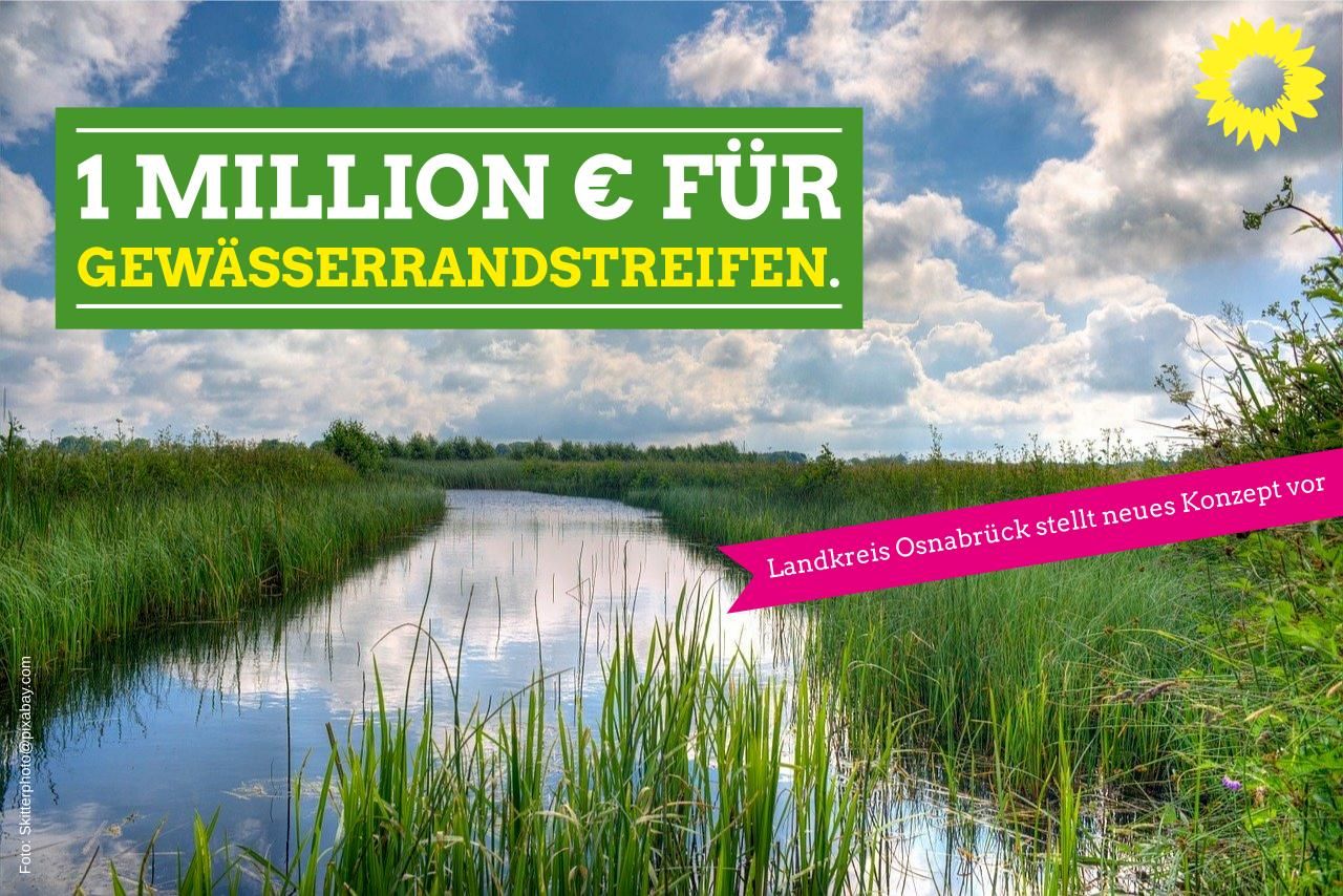 1 Million Euro für Gewässerrandstreifen